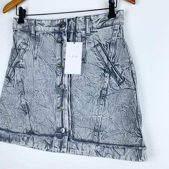IRO LANAS DENIM SKIRT NEW - Picture 3 of 8